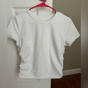 All it Takes Ribbed Nulu T-Shirt White